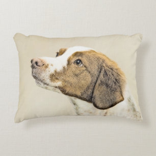 Coussins Décoratifs Brittany Peinture - Cute Original Chien Art