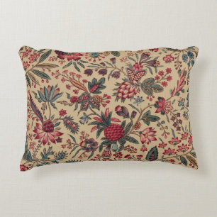 Coussins Décoratifs Broderie Florale Ancienne de Décoration d'Ameublem