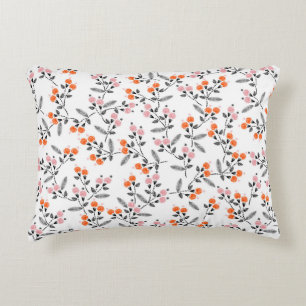 Coussins Décoratifs Broderie main motif sans couture avec libre