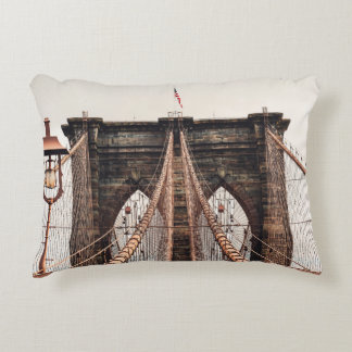Coussins Décoratifs Brooklyn Bridge en New Yorkabstract, amérique, ame
