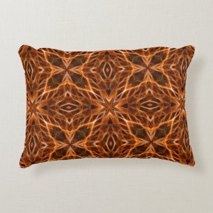 Coussins Décoratifs Brown Kaleidoscope Mandala Motif