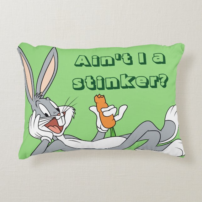 Coussins Décoratifs BUGS BUNNY™ Lying Down Eating Carrot (Devant)