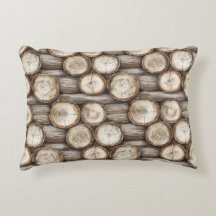 Coussins Décoratifs Cabine de bois Noël