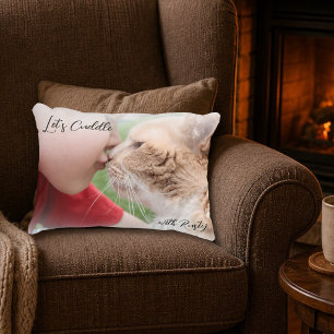 Coussins Décoratifs Cadeau de Noël Photo de Compagnie pour Animaux