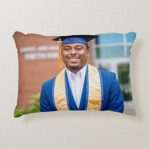 Coussins Décoratifs Cadeau de photo de remise de diplôme personnalisé 