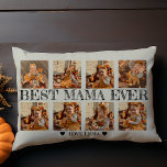 Coussins Décoratifs Cadeau photo Collage personnalisé Meilleure maman<br><div class="desc">Notre "Collage Photo Personnalisé Meilleur Coussin d'Accentuation de Mama Ever" - le cadeau parfait pour les mamans et grand-mères extraordinaires de votre vie. Ce coussin de 12 po x 16 po, magnifiquement conçu, est une façon très agréable de montrer votre appréciation et votre amour. Il dispose d'un collage photo personnalisable,...</div>