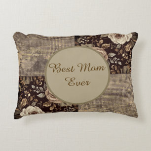 Coussins Décoratifs Cadeau pour maman, Meilleure maman qui soit, Belle