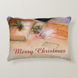 Coussins Décoratifs Cadeaux de fête comme motif de Noël