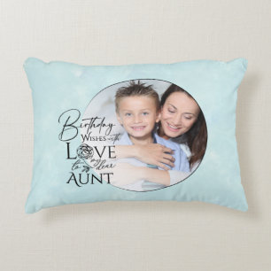 Coussins Décoratifs Cadeaux Simples et Mignons pour Tantes Anniversa