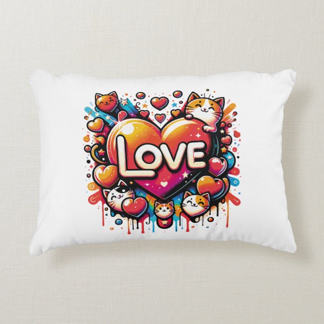 Coussins Décoratifs Cadeaux uniques pour l'Amoureux des chats ultime (Devant)