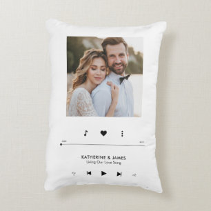 Coussins Décoratifs Cadre photo du Lecteur de musique personnalisé