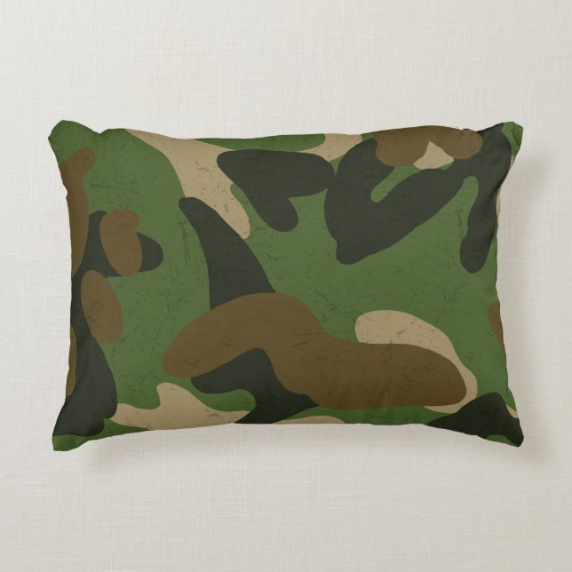 Coussins Décoratifs Camo Militaire (Devant)