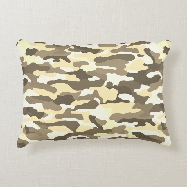 Coussins Décoratifs Camouflage du désert (Devant)