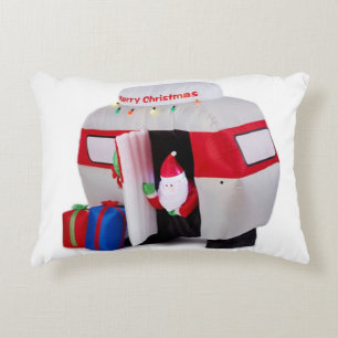 COUSSINS DÉCORATIFS **CAMPER PÈRE NOËL** AVEC RETOUR ROUGE