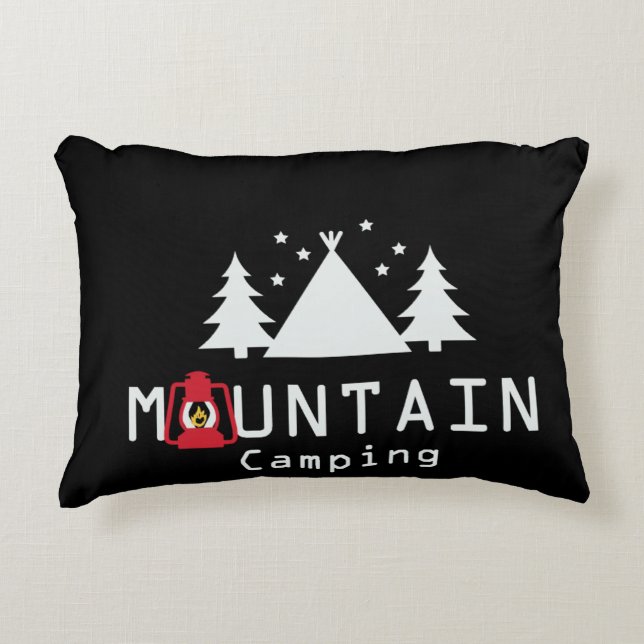 Coussins Décoratifs Camping en montagne (Devant)