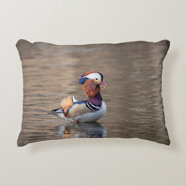 Coussins Décoratifs Canard mandarin (Devant)