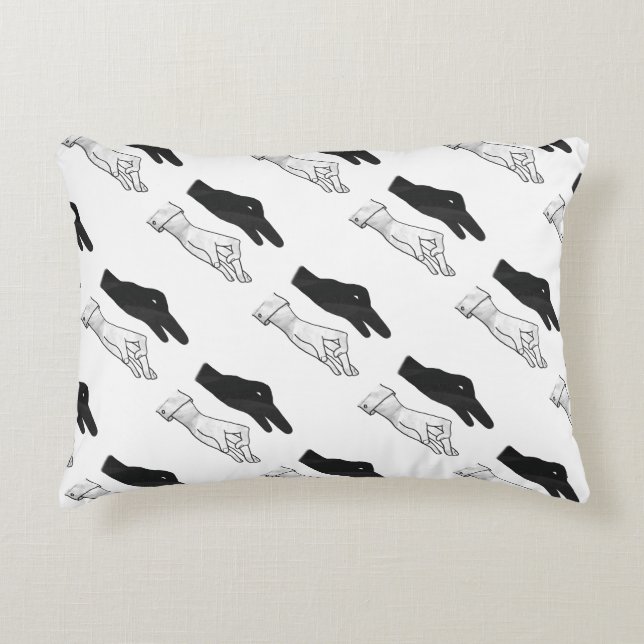 Coussins Décoratifs Canard Silhouette main (Devant)