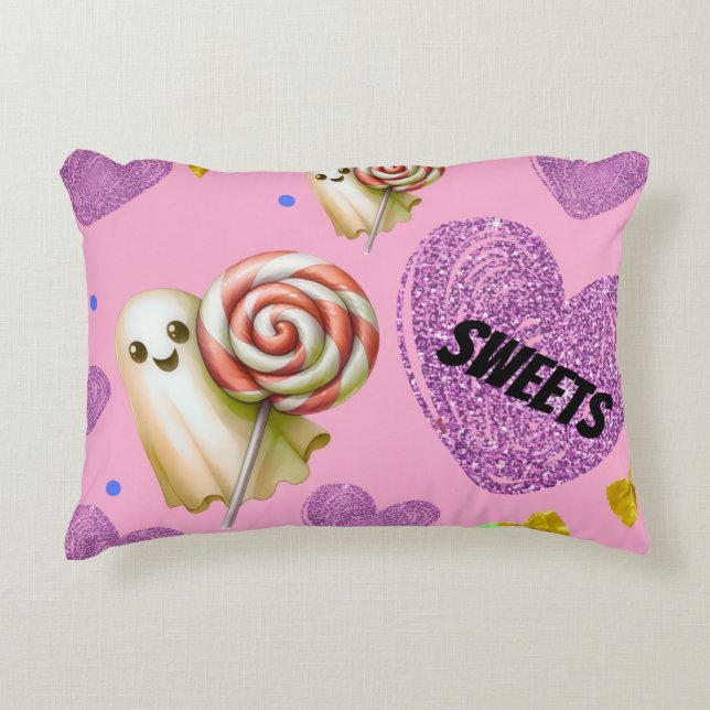 Coussins Décoratifs Candy Ghost (Devant)