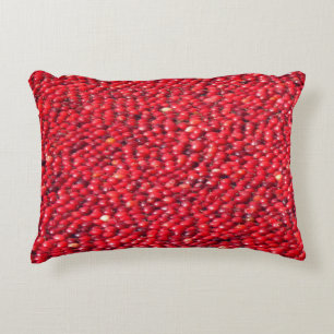 Coussins Décoratifs Canneberges Férié Rouge