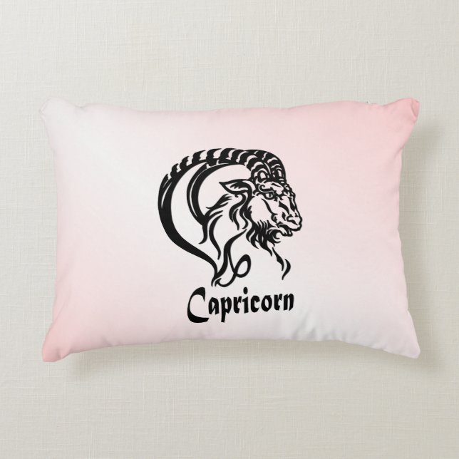 Coussins Décoratifs Capricorne Zodiaque de chèvre de mer (Devant)