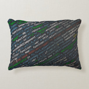 Coussins Décoratifs Capture d'écran des codes source