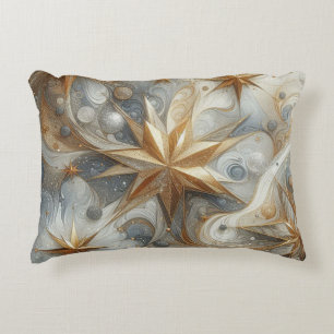 Coussins Décoratifs Capturer Art Hiver Scène & Cristaux de neige et de