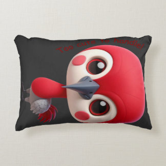 Coussins Décoratifs Caractère adorable d'oiseaux rouges