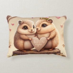 Coussins Décoratifs Caricature de petits ours mignons