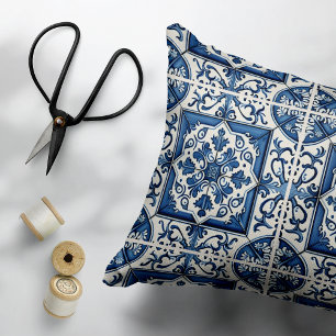 Coussins Décoratifs Carrelage méditerranéen, Portugais, Azulejo, Majol