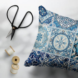 Coussins Décoratifs Carrelage méditerranéen, Portugais, Azulejo, Majol