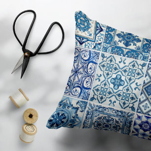 Coussins Décoratifs Carrelage méditerranéen, Portugais, Azulejo, Majol