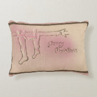 Carte postale de Noël Pretty Peppermenthe Pink Vin