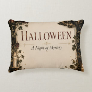 Coussins Décoratifs Célébration élégante de Halloween gothique