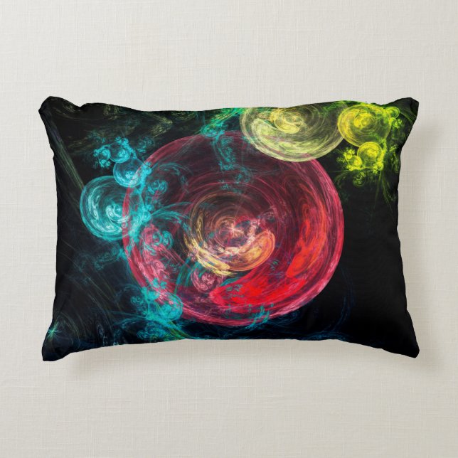 Coussins Décoratifs Cercles de galaxies (Devant)
