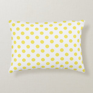 Coussins Décoratifs Cercles jaunes de pois de maïs