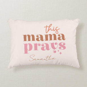 Coussins Décoratifs Cette Mama prie - Rustic Boho Design