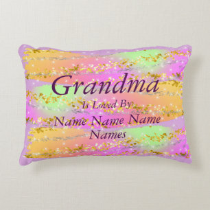 Coussins Décoratifs Changer Ajouter Des Noms Grandma Is Love By - Star