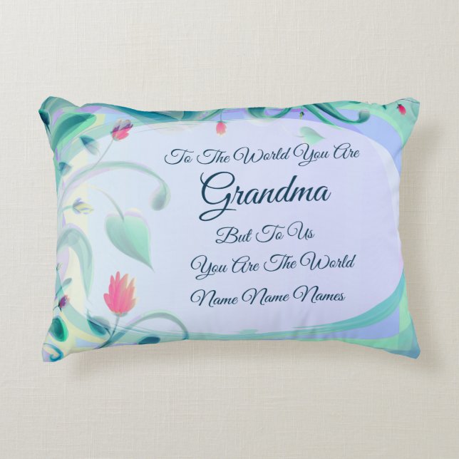 Coussins Décoratifs Changer N'Importe Quel Texte - Au Monde Vous Êtes  (Devant)