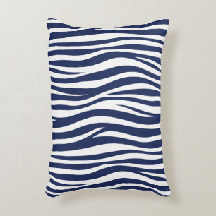 Coussins Décoratifs Chanson de la marine bleu marine vagues fluides