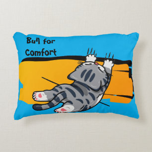 Coussins Décoratifs Chat Drôle, Chat Gras, Script Drôle, Moderne Tenda