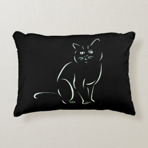 Coussins Décoratifs Chat Kitty Blanc