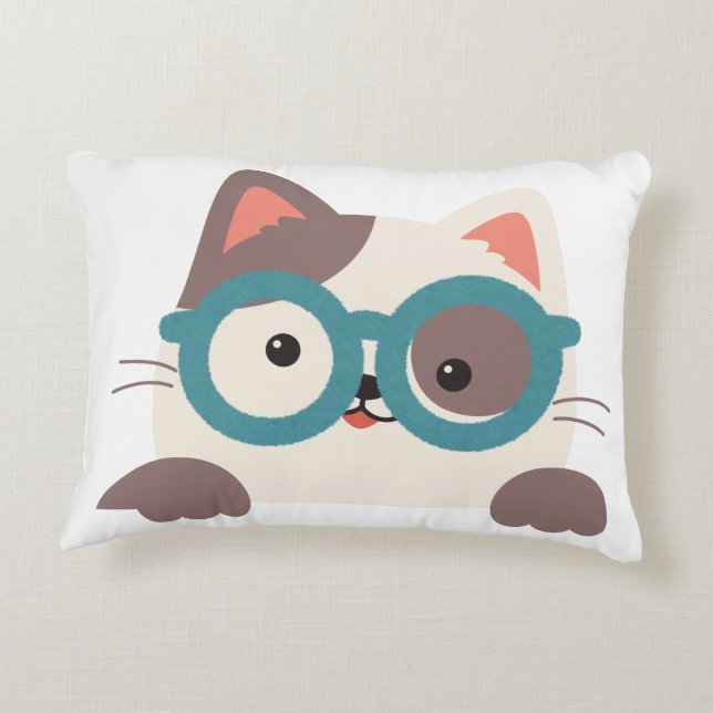 Coussins Décoratifs Chat réfrigéré (Dos)