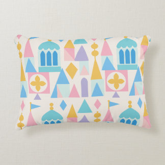 Coussins Décoratifs Château de conte de fée géométrique pastel fantais