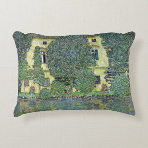 Coussins Décoratifs Château Kammer sur l'Attersee III de Gustav Klimt