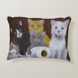 Coussins Décoratifs Chatons Joueurs