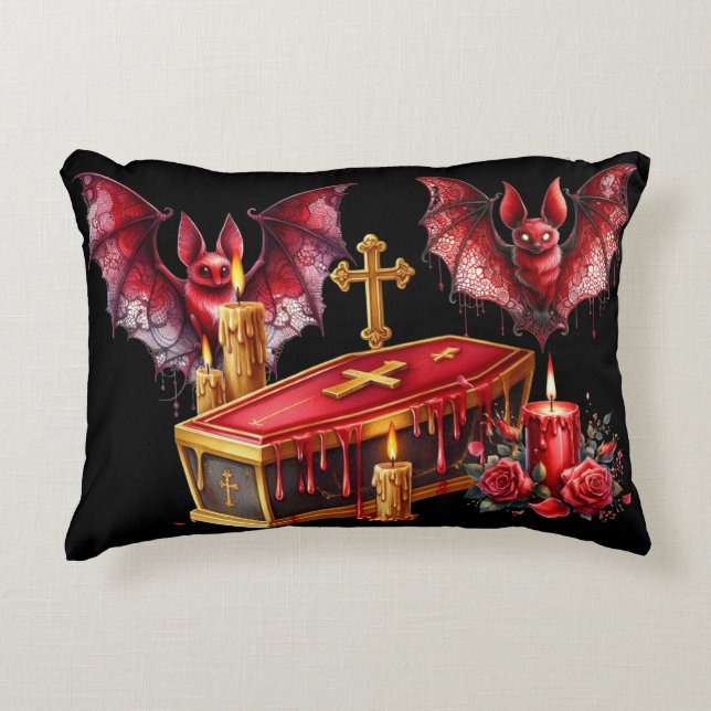 Coussins Décoratifs Chauves-souris vampires (Devant)