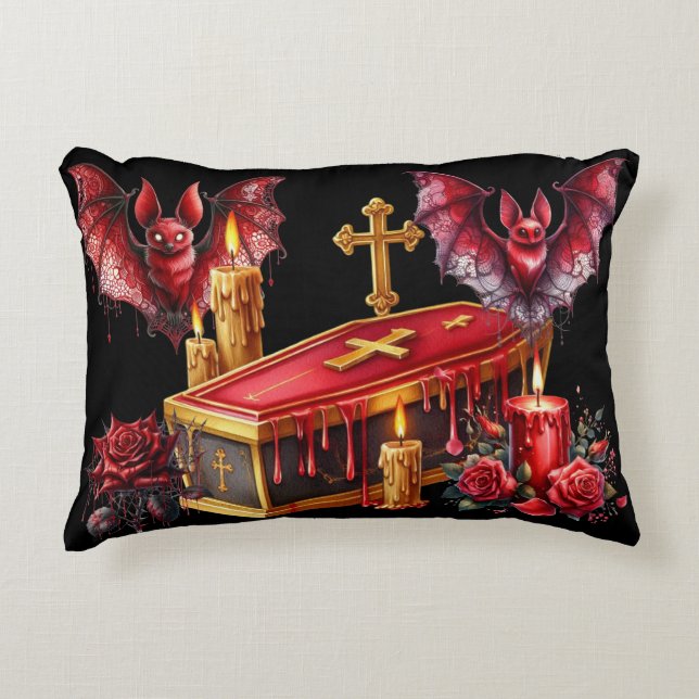 Coussins Décoratifs Chauves-souris vampires (Devant)
