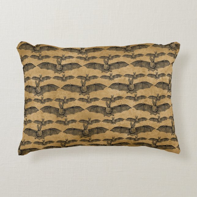 Coussins Décoratifs chauves-souris vintages (Devant)