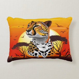 Coussins Décoratifs Cheetah African Feline Wild Animal