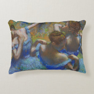Coussins Décoratifs Chef-d'œuvre d'art fin pastel Danseuses bleues de 